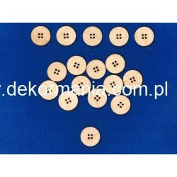 SKLEJKA #3mm Guzik 3cm / Cena 1szt ( nr.4 węższy rozstaw  otworów )  , krawieckie, szycie